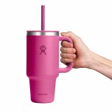 HYDRO FLASK 32 OZ (946ml) ALL AROUND TRAVEL TUMBLER REEF TT32PSC677-REEF Fuchsia Image 1