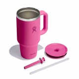 HYDRO FLASK 32 OZ (946ml) ALL AROUND TRAVEL TUMBLER REEF TT32PSC677-REEF Fuchsia Image 2