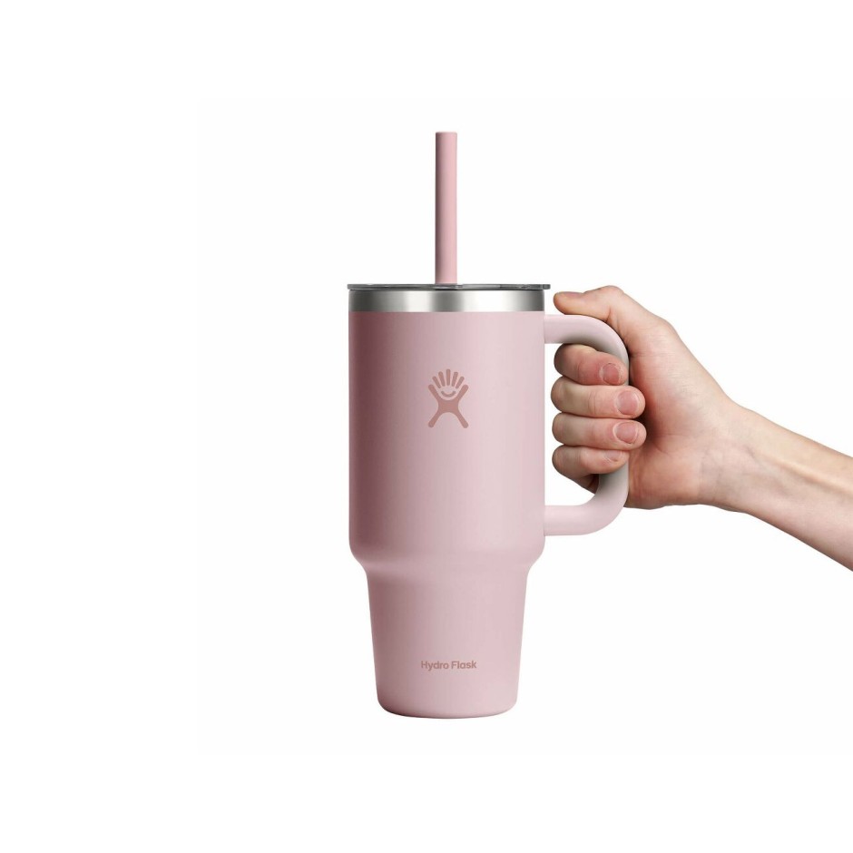 Thermos Cup Pink - Hydro Flask 32 oz All Around Travel Tumbler 