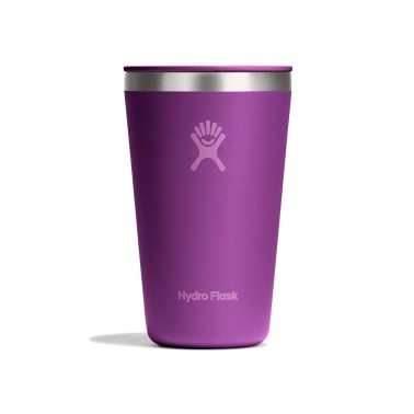 HYDRO FLASK 16 OZ  (473ml) ALL AROUND TUMBLER PRESS-IN LID BEACHPLUM PURPLE T16CPC526-PURPLE Purple