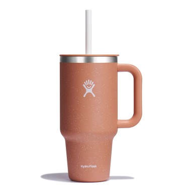 HYDRO FLASK 32 OZ (946ml) TRAVEL TUMBLER SANDY LE-TT32PSF24-B-SANDY Brown