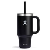 HYDRO FLASK 32 OZ (946ml) ALL AROUND TRAVEL TUMBLER BLACK TT32PS001-BLACK Black Image 