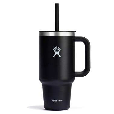 HYDRO FLASK 32 OZ (946ml) ALL AROUND TRAVEL TUMBLER BLACK TT32PS001-BLACK Black