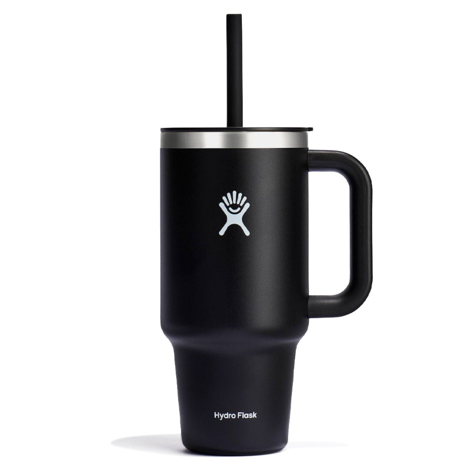 HYDRO FLASK 32 OZ (946ml) ALL AROUND TRAVEL TUMBLER BLACK TT32PS001-BLACK Black