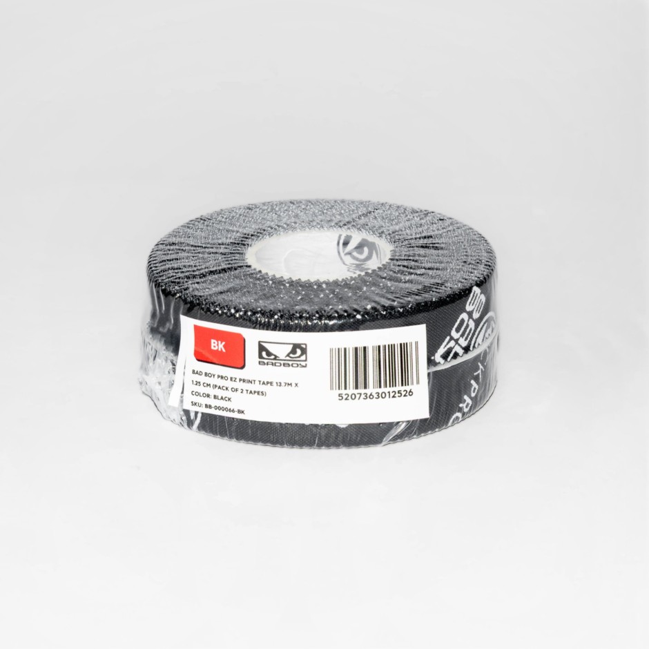BAD BOY PRO EZ PRINT TAPE 13.7M X 1.25 CM (PACK OF 2 TAPES) BB-000066-BK Μαύρο
