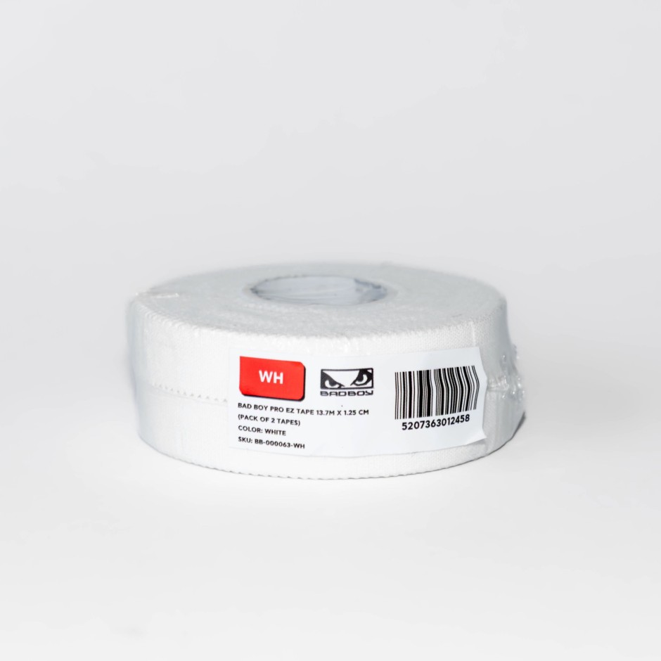 BAD BOY PRO EZ TAPE 13.7M X 1.25CM (PACK OF 2 TAPES) BB-000063-WH White