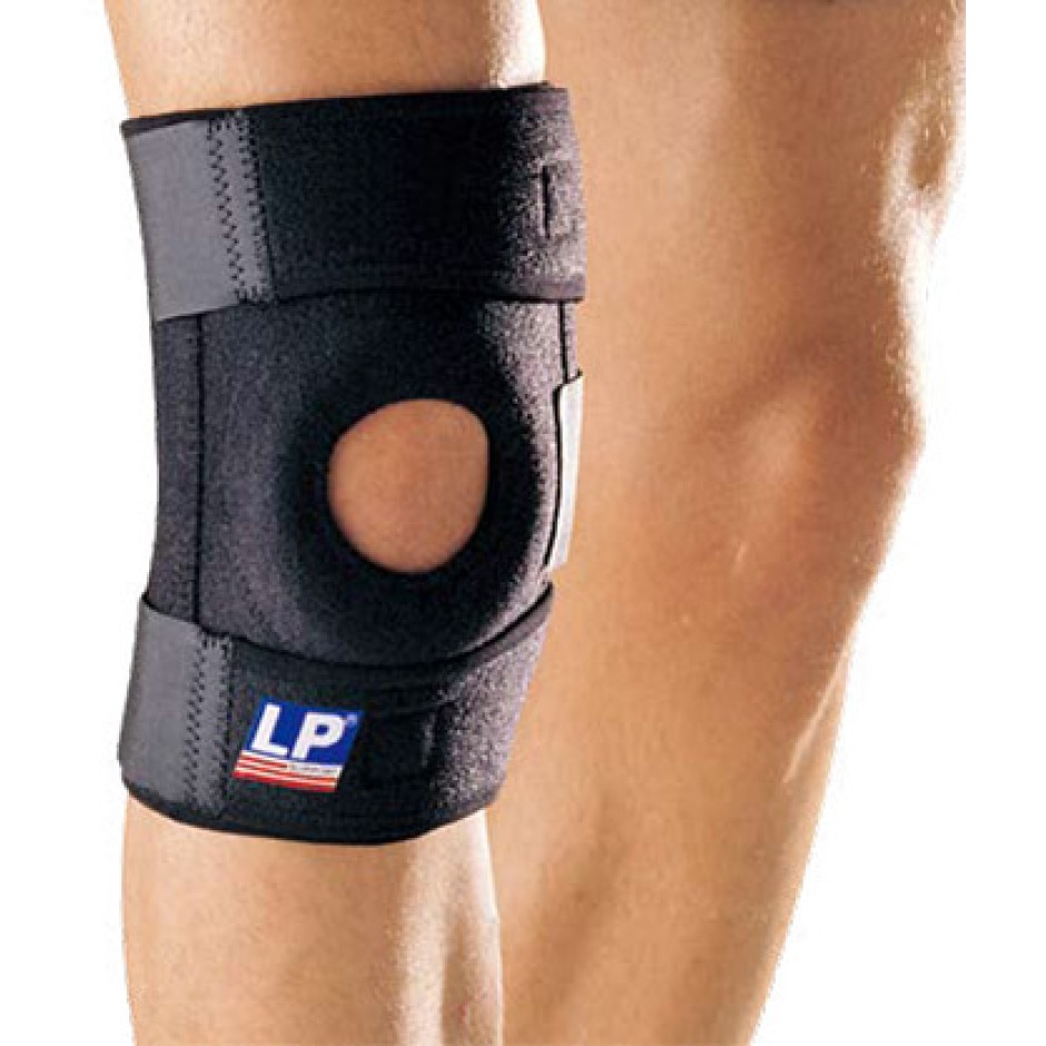 LP SUPPORT KNEE SUPPORT WITH STAYS 733-BK-XL-BK Black