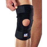 LP SUPPORT OPEN PATELLA KNEE SUPPORT 758-BK Black Image 