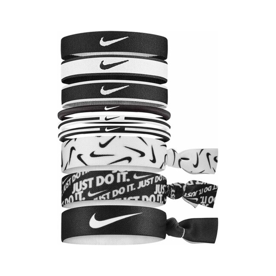 Λαστιχάκια Λευκά-Μαύρα - Nike Mixed Ηairband