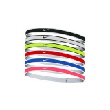 NIKE SWOOSH SPORT HEADBANDS 6 PK TIPPED N.100.2021-655 Colorful Image 