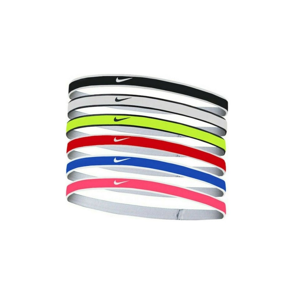 NIKE SWOOSH SPORT HEADBANDS 6 PK TIPPED N.100.2021-655 Colorful