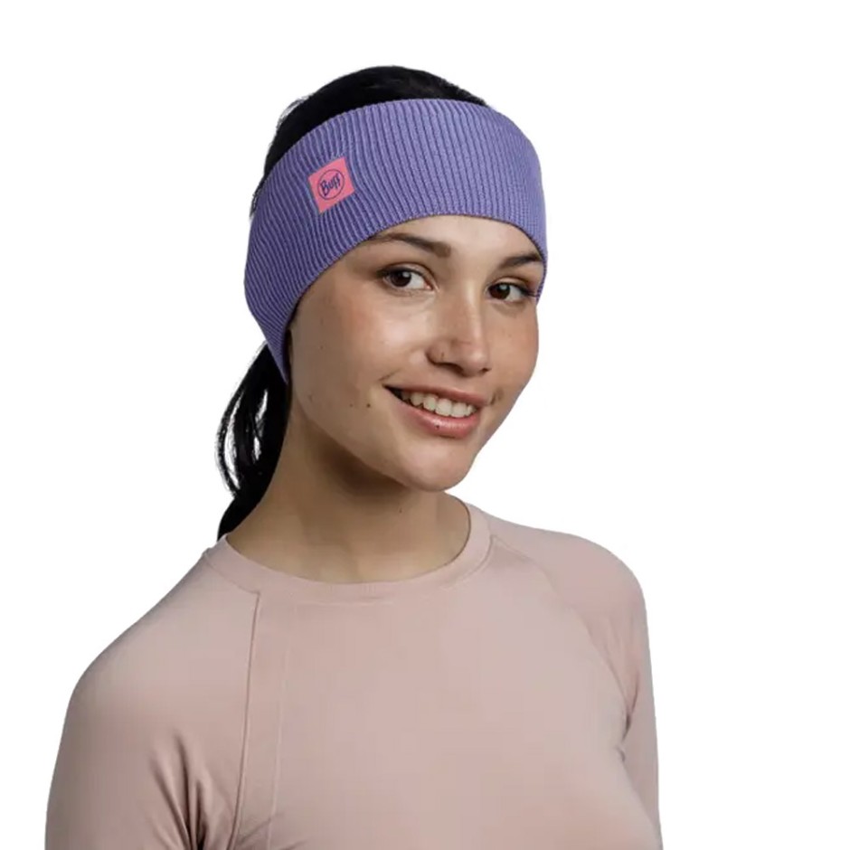 BUFF CROSSKNIT HEADBAND 126484.641.10.00-IRIS Purple