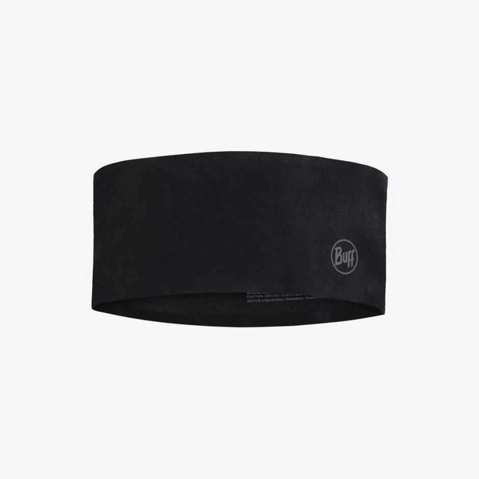 BUFF THERMONET HEADBAND 132456.999.10.00-SOLID BLACK Black