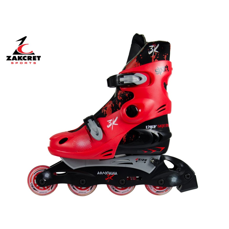 ROLLER INLINE SKATE ATHLOPAIDIA 002.1083 Μαύρο