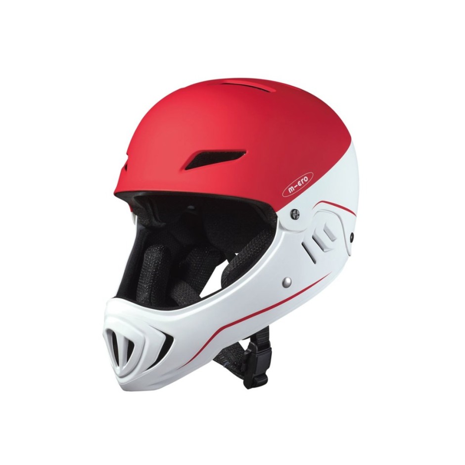 MICRO RACING HELMET WHITE/RED SMALL (48-54CM) AC2133BX Ο-C