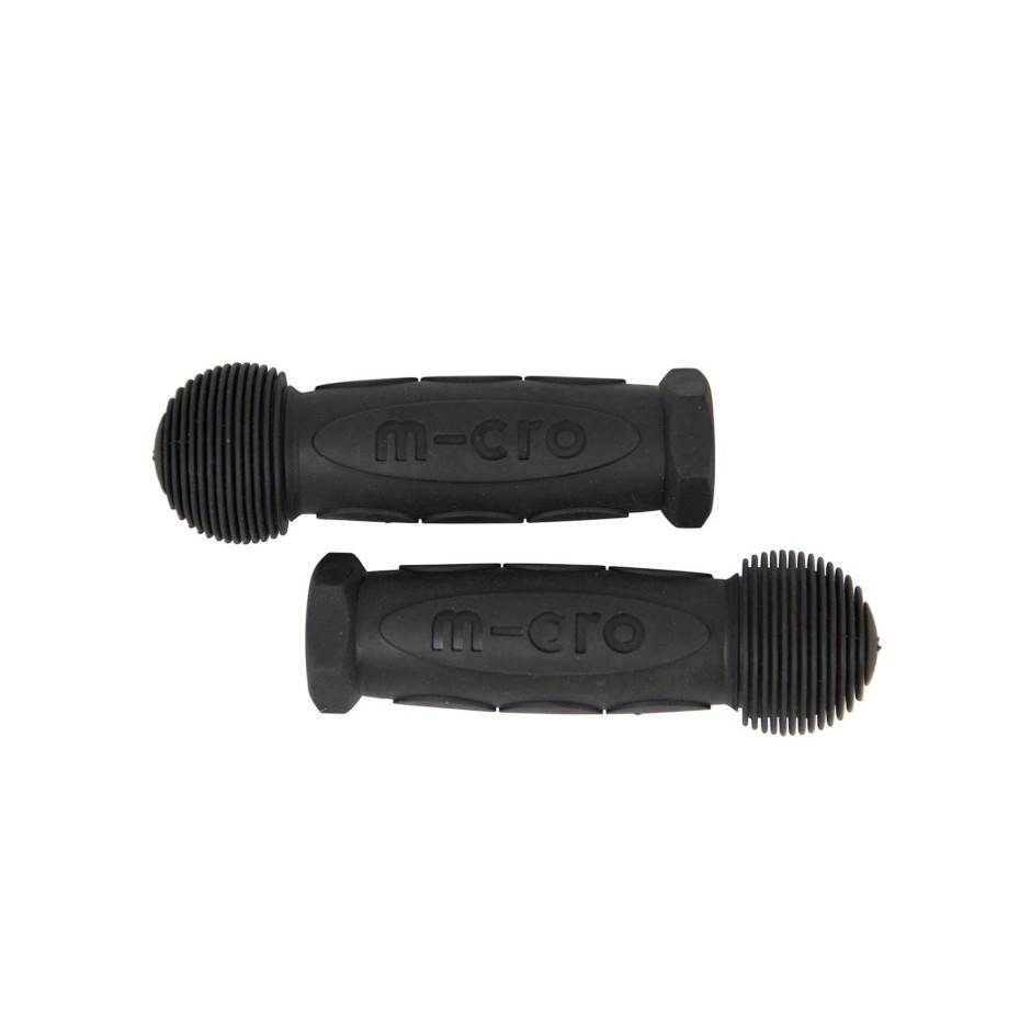 MICRO RUBBER HANDLES BLACK PAIR (1068) AC6003B One Color