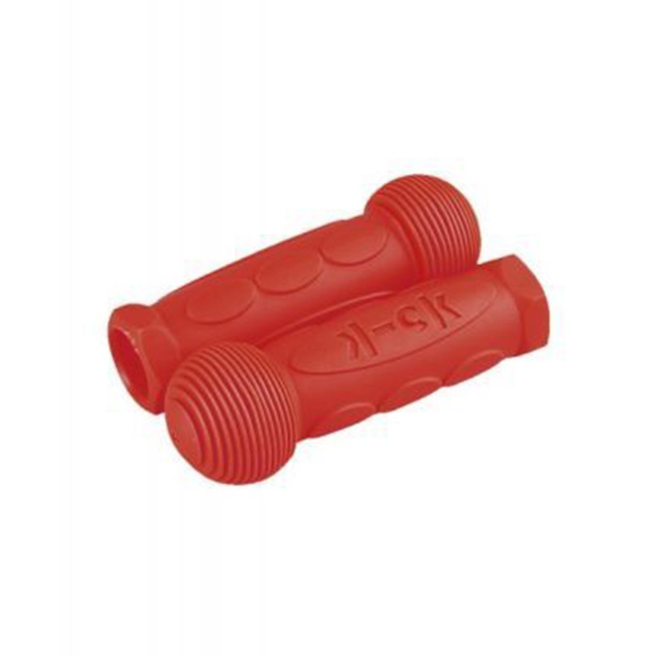 MICRO RUBBER HANDLES RED PAIR AC6009B One Color