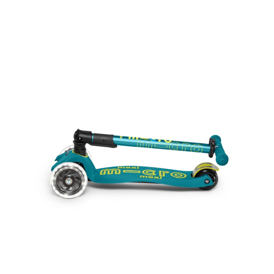 MICRO MAXI DELUXE FOLDABLE LED PETROL GREEN MMD097 One Color