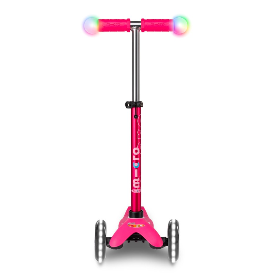 Παιδικό Πατίνι Ροζ - Micro Mini Deluxe Foldable Pink LED