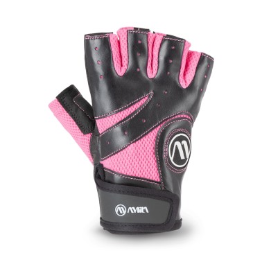 Weightlifting Gloves Black - Amila Leather Amara Medium