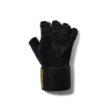 UNDER ARMOUR PROJECT ROCK TRAINING GLOVES 1353074-001 Black Image 