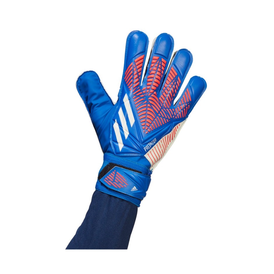 blue adidas gloves