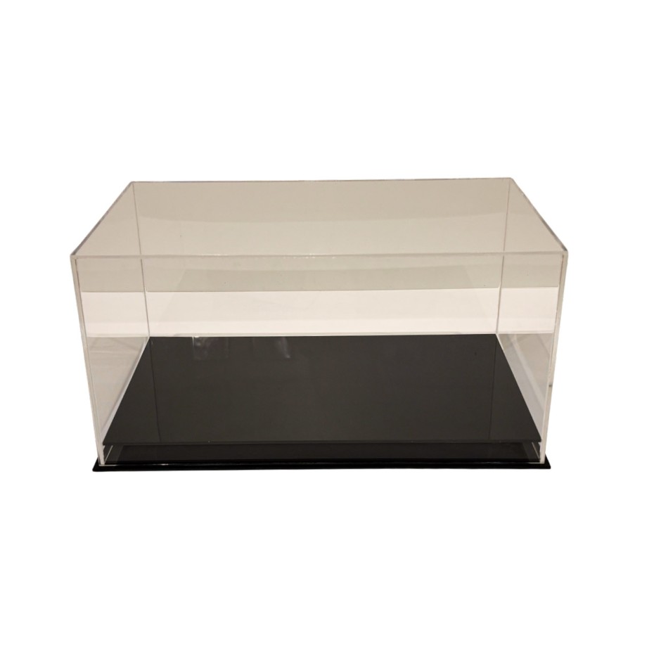 Sneakers Display Case - Trace 'N Chase Acrylic Low Sneaker Display Case With Black Base