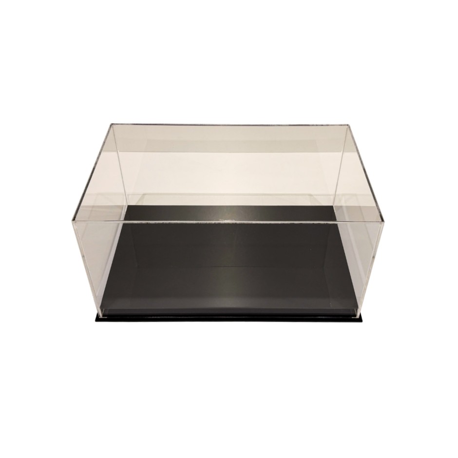 Sneakers Display Case - Trace 'N Chase Acrylic Low Sneaker Display Case With Black Base