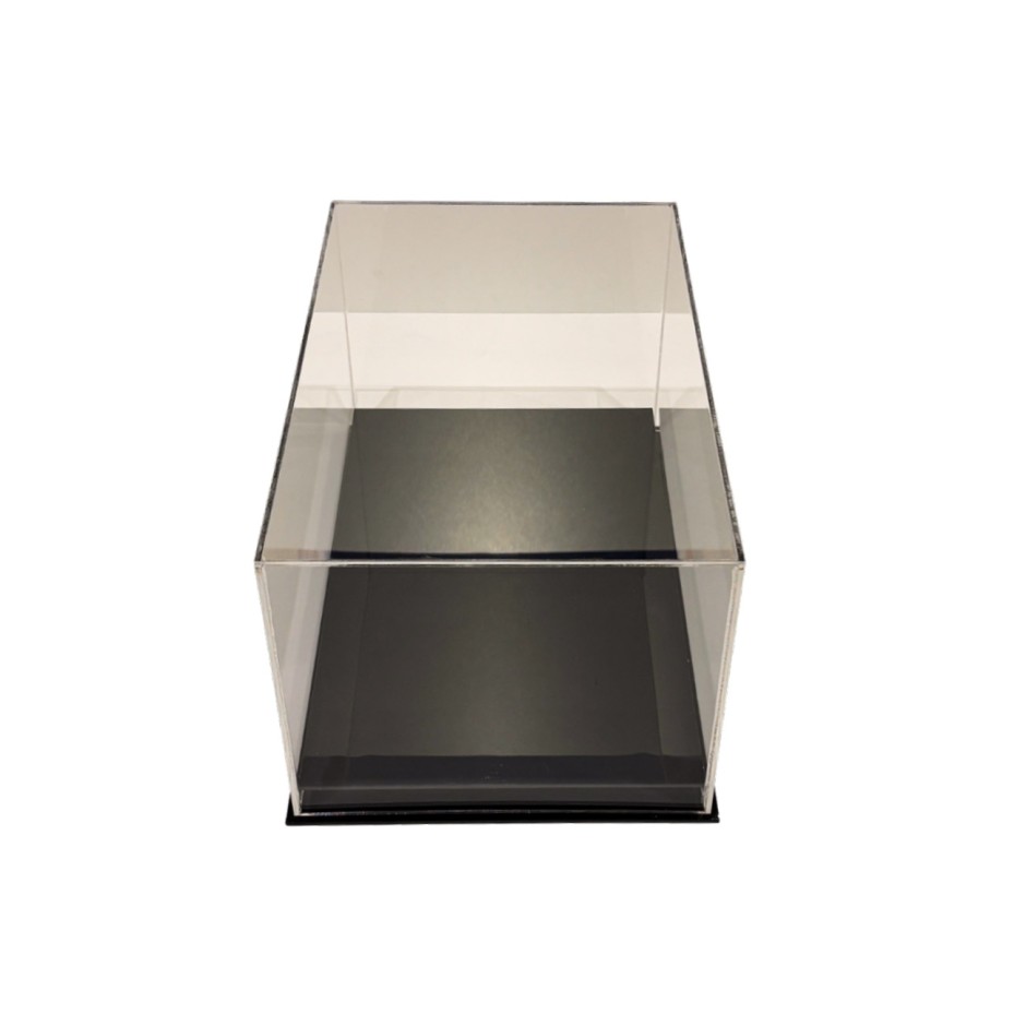 Sneakers Display Case - Trace 'N Chase Acrylic Low Sneaker Display Case With Black Base