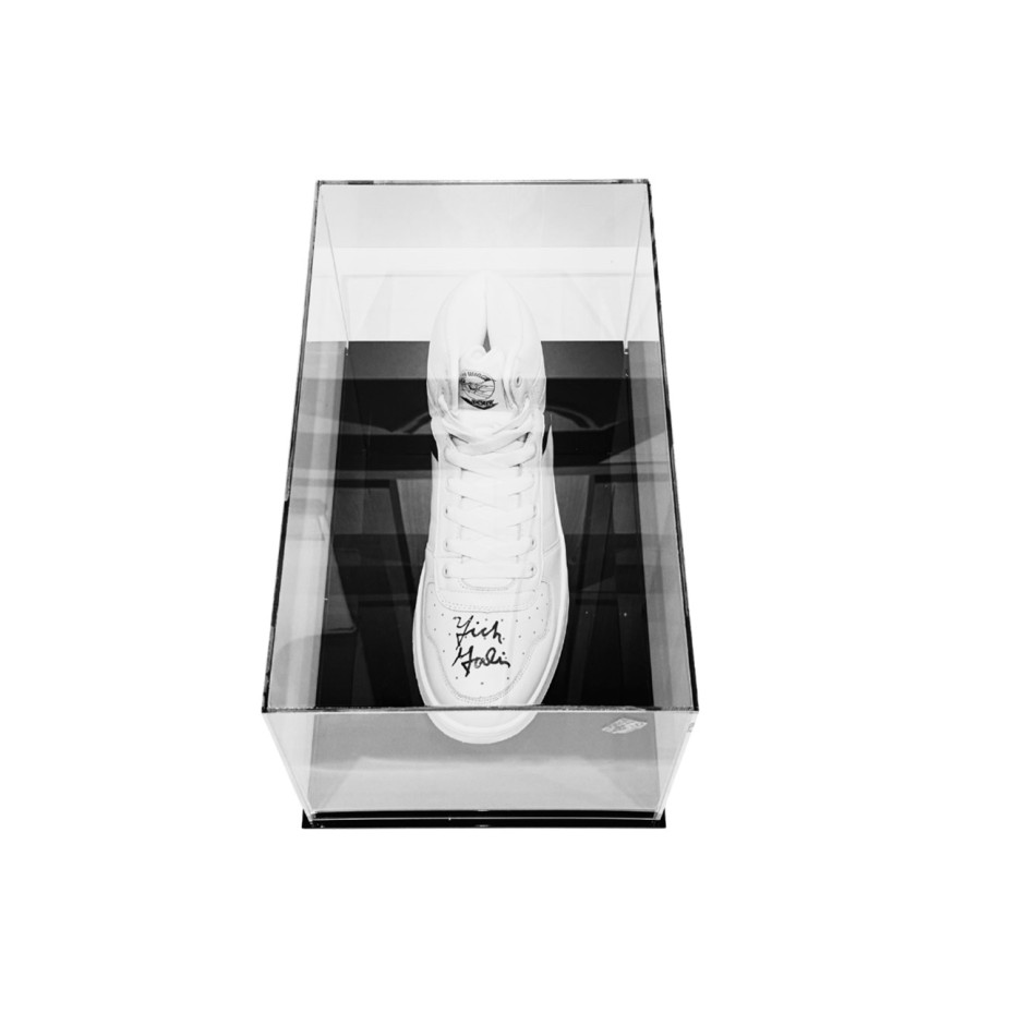 Collectible Box - Trace N' Chase Acrylic High Sneaker Display Case With Black Base