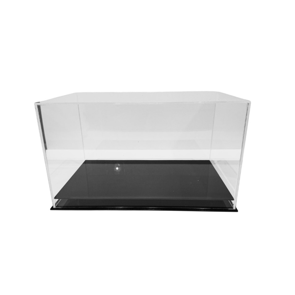 Collectible Box - Trace N' Chase Acrylic High Sneaker Display Case With Black Base