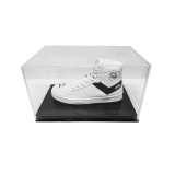 Sneakers Display Case - Trace N' Chase Acrylic High Sneaker Display Case With Black Base Image 