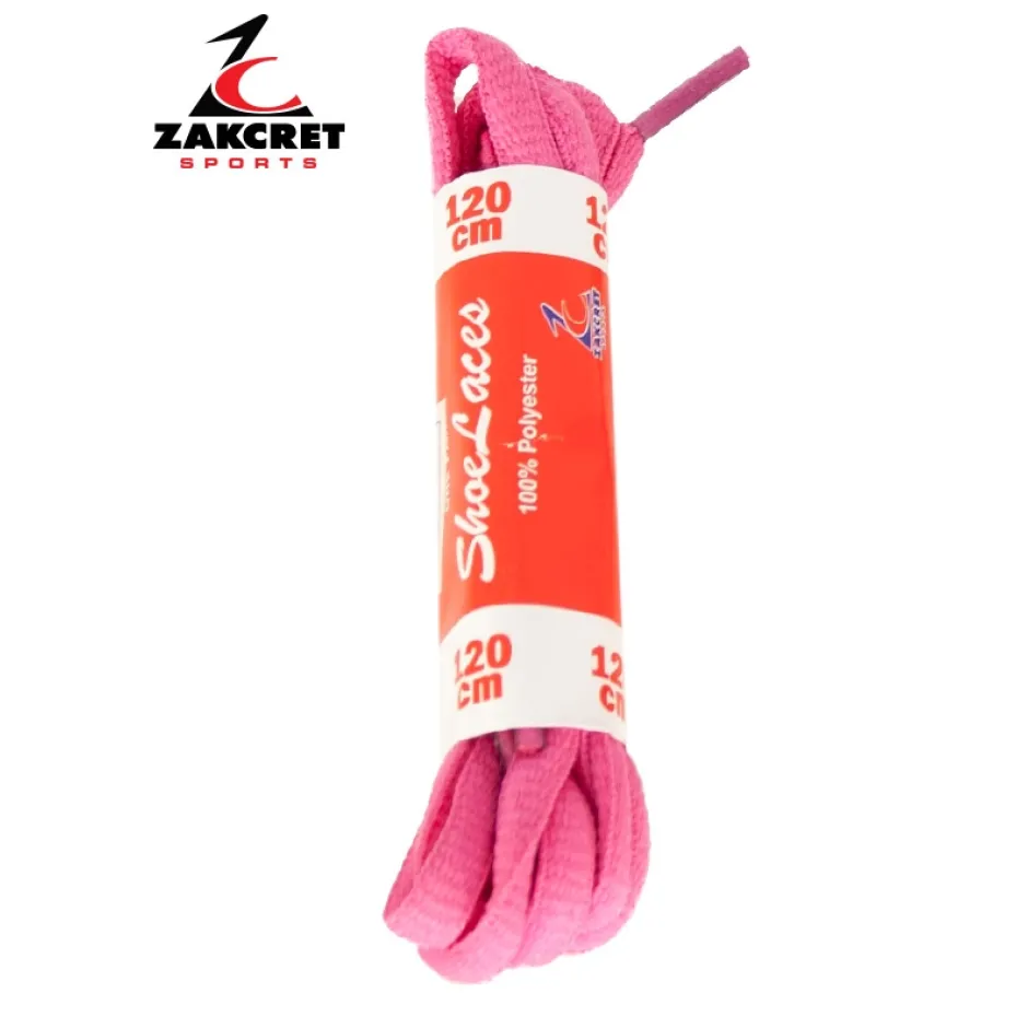 Fuchsia shoe laces top