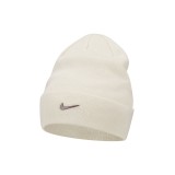 Σκουφάκι NIKE U NSW BEANIE CUFFED SWOOSH Εκρού CW6324-030  Εικόνα 