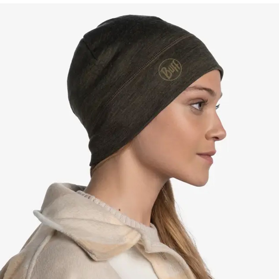 Buff Merino Lightweight Χακί - Σκουφάκι