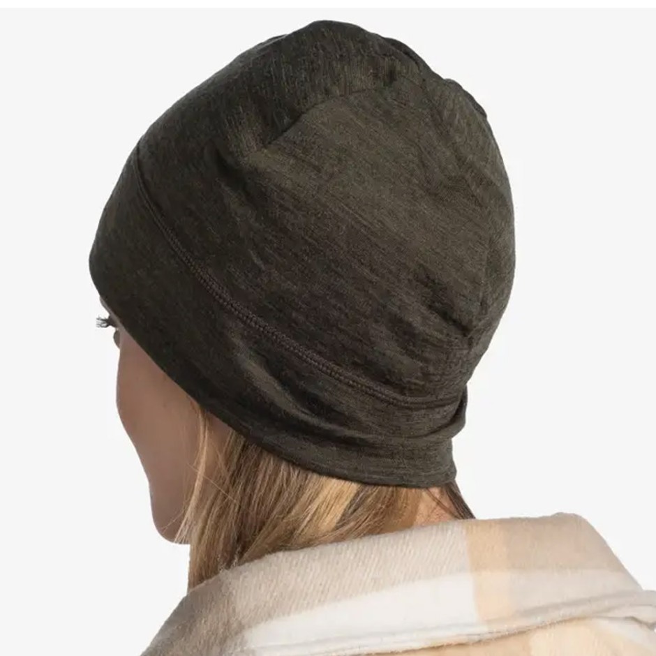 Buff Merino Lightweight Χακί - Σκουφάκι