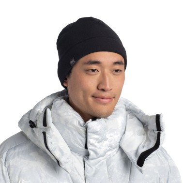 BUFF POLAR BEANIE 129940.999.10.00-SOLID BLACK Black