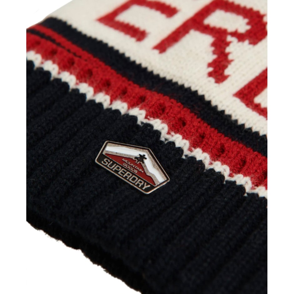 SUPERDRY LOGO BEANIE M9010032A-APX Πολύχρωμο