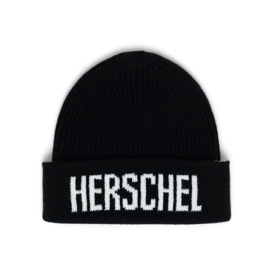 Σκουφάκι Μαύρο - Herschel Polson Knit Logo