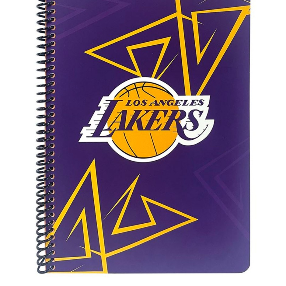 Τετράδιο Σπιράλ Μωβ - NBA Los Angeles Lakers