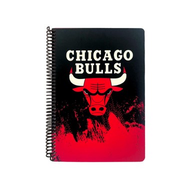 Spiral Notebook Black - NBA Chicago Bulls