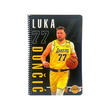 Spiral Notebook Black - NBA Doncic