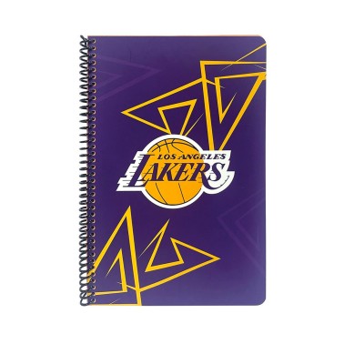 Τετράδιο Σπιράλ Μωβ - NBA Los Angeles Lakers