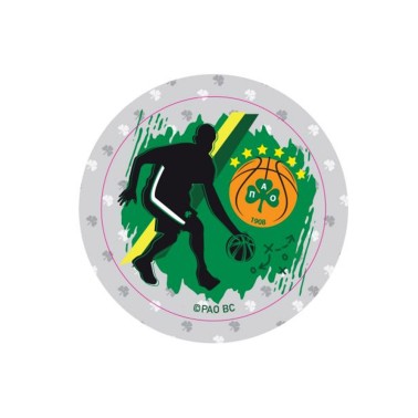 NAKAS GROUP ROUND MAGNET - PANATHINAIKOS BASKETBALL 4 HP.RMG.0081 One Color