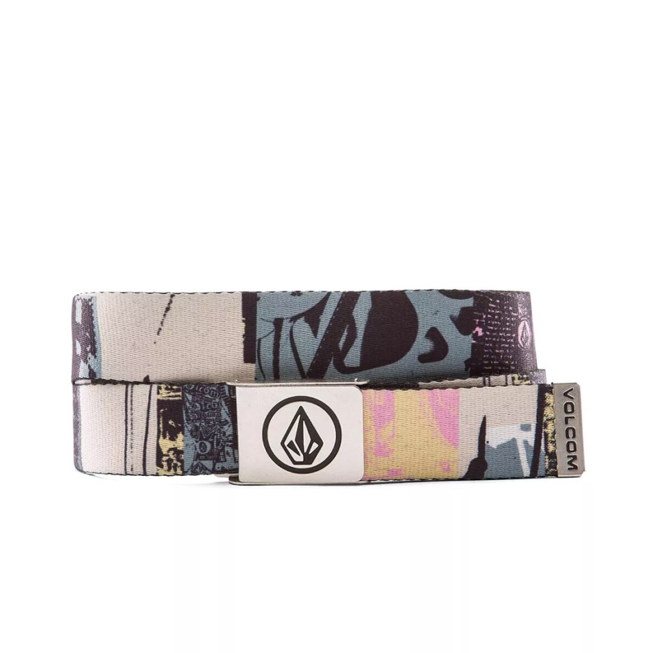 VOLCOM CIRCLE WEB BELT D5932102-WCG Colorful