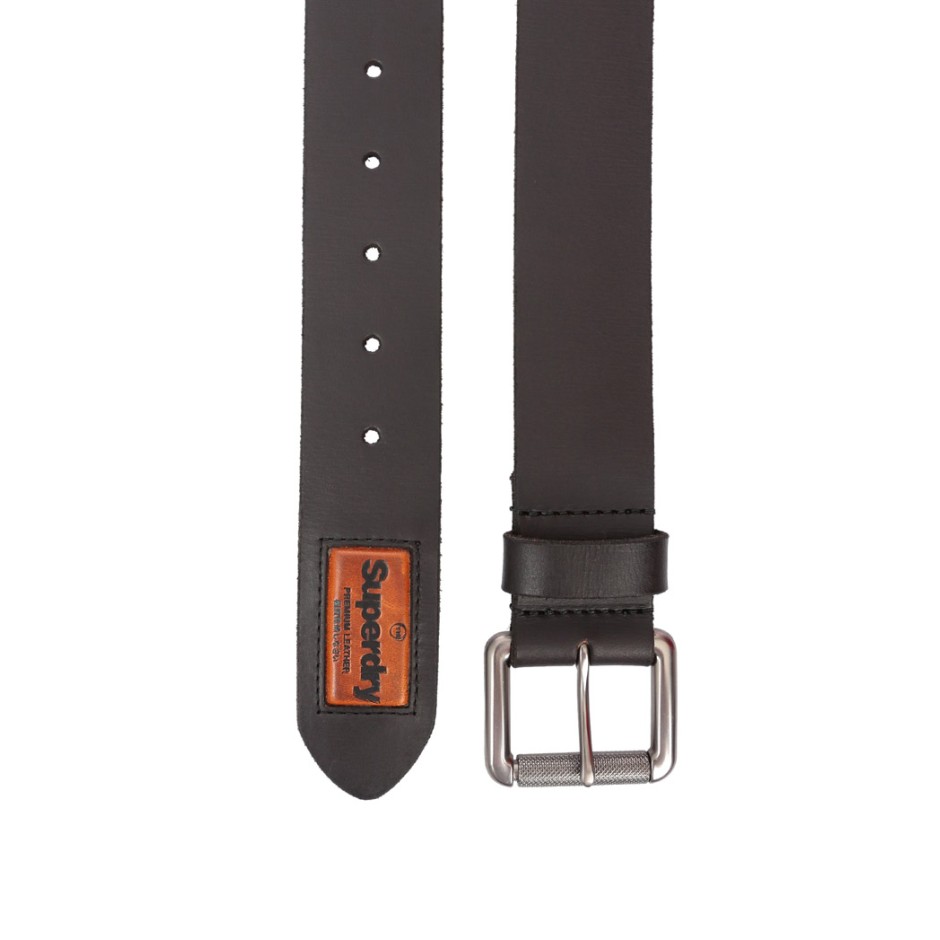 SUPERDRY D3 BADGEMAN BELT IN A BOX M92001TR-02A Μαύρο