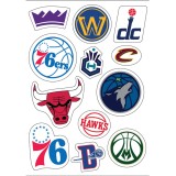 NBA STICKER ALBUM A4 ΜΕ 80PCS 775-21294 Ο-C Εικόνα 1