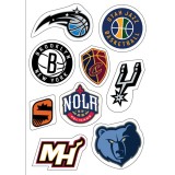 NBA STICKER ALBUM A4 ΜΕ 80PCS 775-21294 Ο-C Εικόνα 8