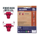 NBA PVC STICKERS 2 LOGOS TEAM 162PCS 775-21224-CHICAGO BULLS Κόκκινο Εικόνα 