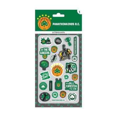Nakas Group Stickers Puffy - Panathinaikos Basketball 1 - Αυτοκόλλητα Παναθηναϊκού